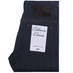 Naked And Famous Denim Super Guy Cashmere Blend Stretch Denim - Indigo