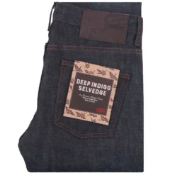 Naked And Famous Denim Super Guy Deep Indigo Rigid Selvedge - Indigo