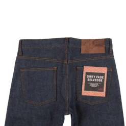 Naked And Famous Denim Super Skinny Dirty Fade Selvedge Jeans - Indigo -Lacoste Cloth Shop naked and famous denim super skinny dirty fade selvedge jeans indigo p40381 716141 image