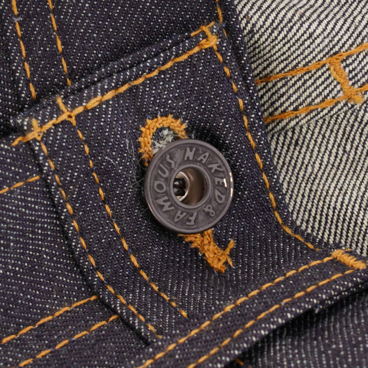 Naked And Famous Denim Weird Guy Guardian Selvedge Denim - Indigo 5 Naked And Famous Denim Weird Guy Guardian Selvedge Denim - Indigo - Image 5