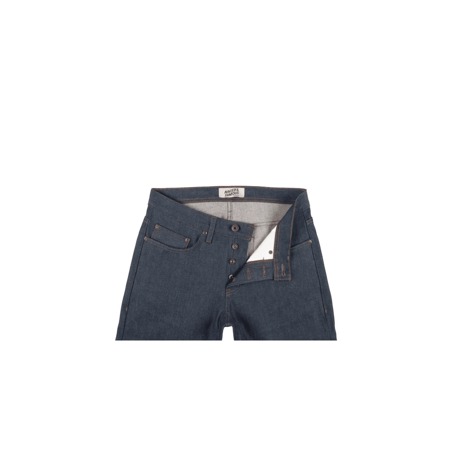 Naked And Famous Denim Weird Guy Natural Indigo Selvedge 2 Naked And Famous Denim Weird Guy Natural Indigo Selvedge - Image 2