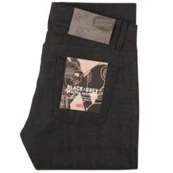 Naked And Famous Denim Weird Guy Stretch Selvedge - Black X Grey