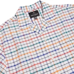 Nigel Cabourn Camp Collar Shirt - Off-White Check -Lacoste Cloth Shop nigel cabourn camp collar shirt off white check p54448 758589 image