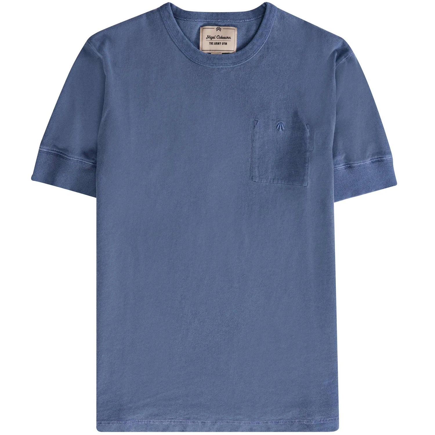 Nigel Cabourn Military Tee - Denim 1 Nigel Cabourn Military Tee - Denim