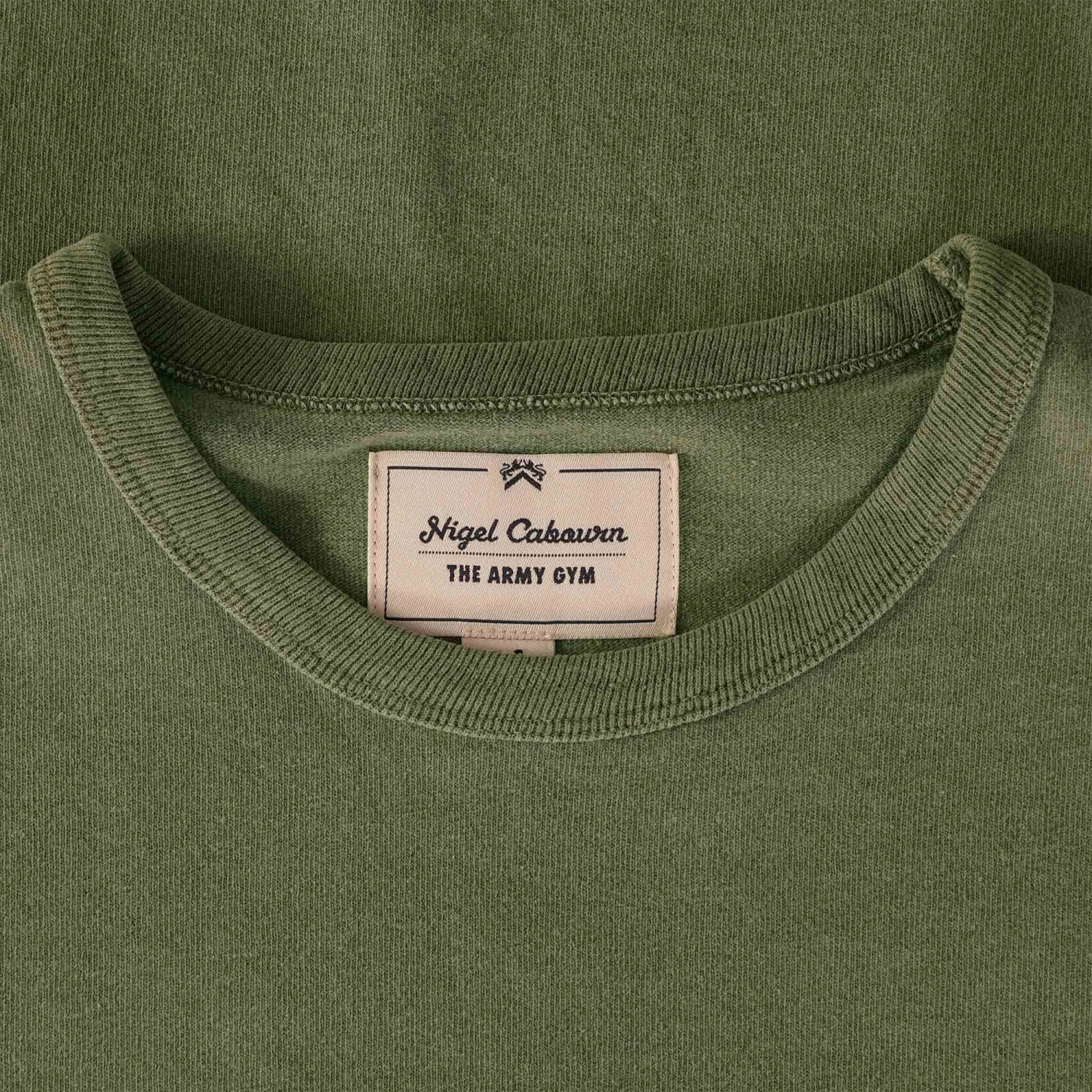 Nigel Cabourn Military Tee - Green 2 Nigel Cabourn Military Tee - Green - Image 2