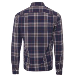 None Of The Above Check Shirt - Navy -Lacoste Cloth Shop none of the above check shirt navy p53332 723127 image