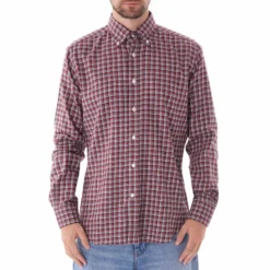 None Of The Above Check Shirt - Red