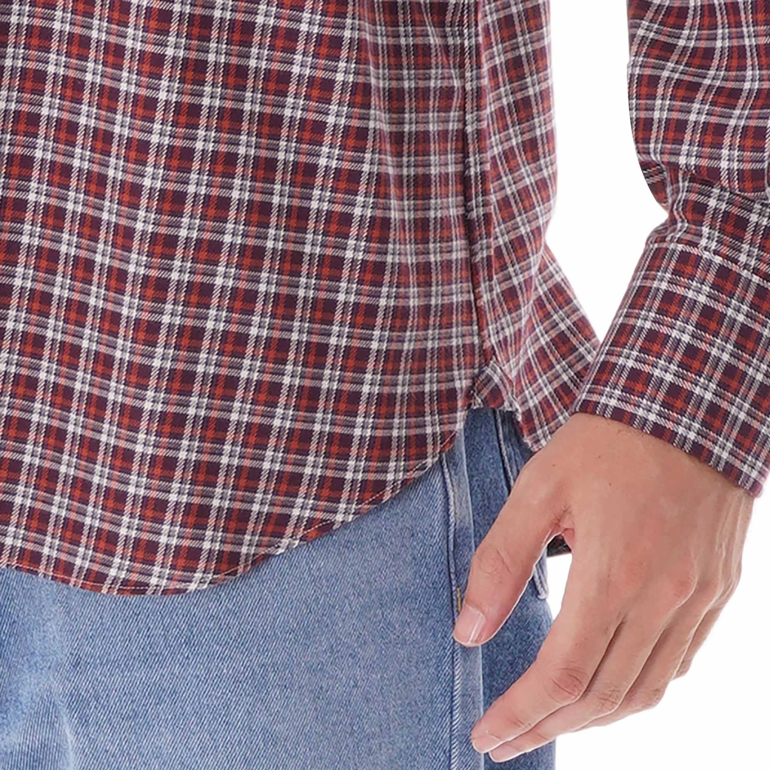 None Of The Above Check Shirt - Red 2 None Of The Above Check Shirt - Red - Image 2