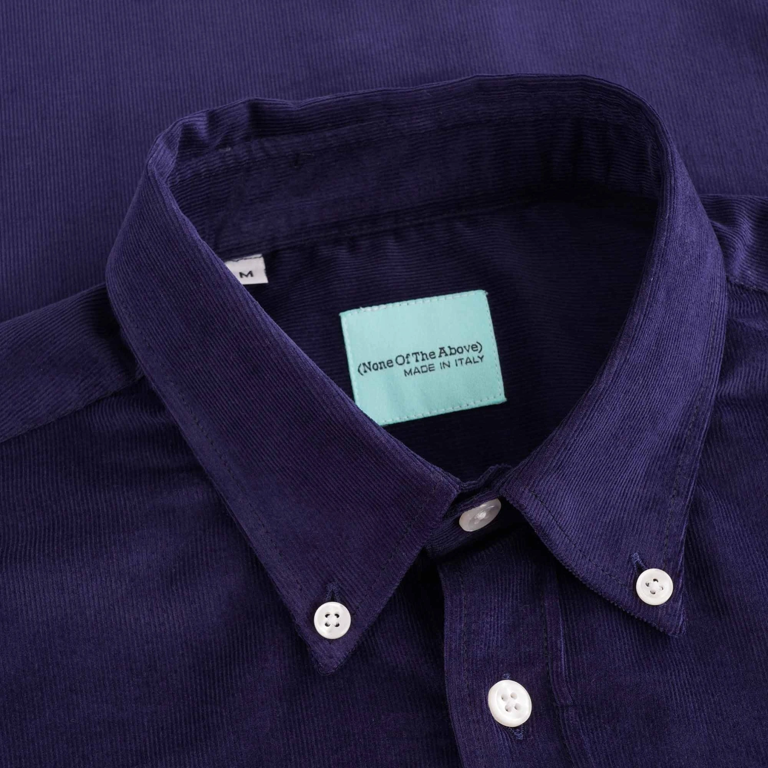 None Of The Above Corduroy Shirt - Navy 2 None Of The Above Corduroy Shirt - Navy - Image 2