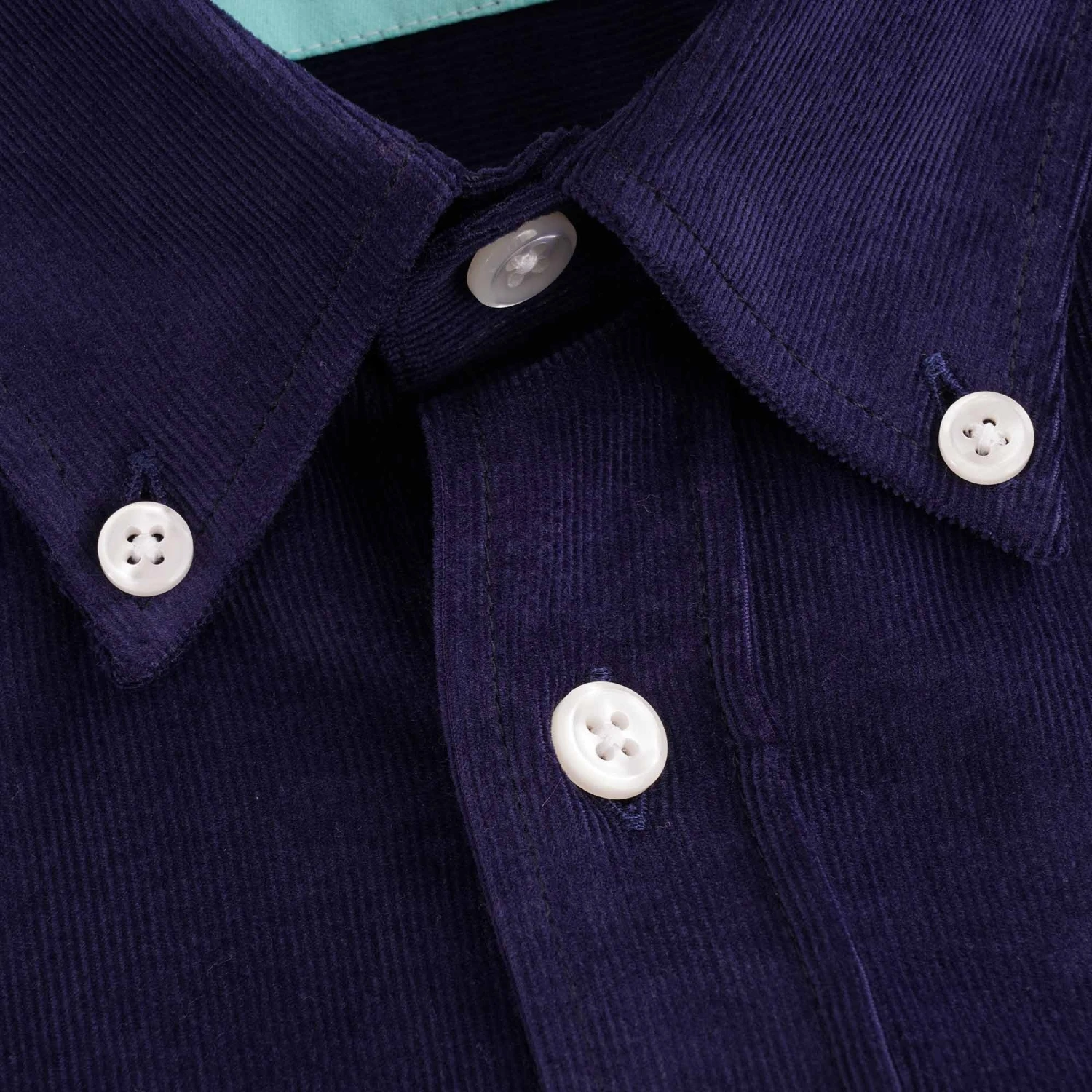 None Of The Above Corduroy Shirt - Navy 3 None Of The Above Corduroy Shirt - Navy - Image 3