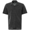 None Of The Above Made In Italy Daytona Short Sleeve Shirt - Black Check