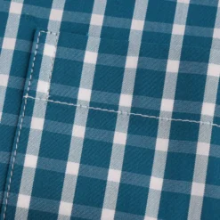 None Of The Above Made In Italy Daytona Short Sleeve Shirt - Green Check -Lacoste Cloth Shop none of the above made in italy daytona short sleeve shirt green check p45994 510142 image