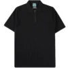 None Of The Above Zip Polo Shirt - Black