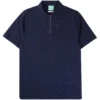 None Of The Above Zip Polo Shirt - Navy
