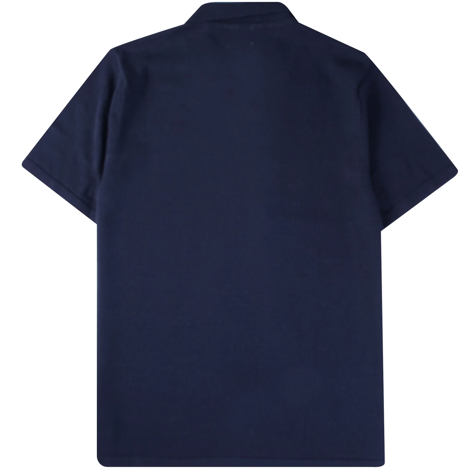 None Of The Above Zip Polo Shirt - Navy 3 None Of The Above Zip Polo Shirt - Navy - Image 3