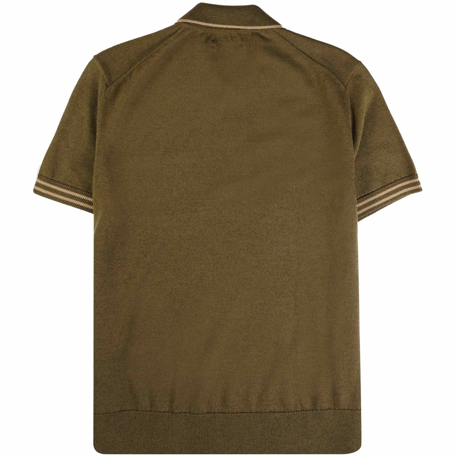 Nudie Jeans Frippe Polo Club Shirt - Olive 4 Nudie Jeans Frippe Polo Club Shirt - Olive - Image 4