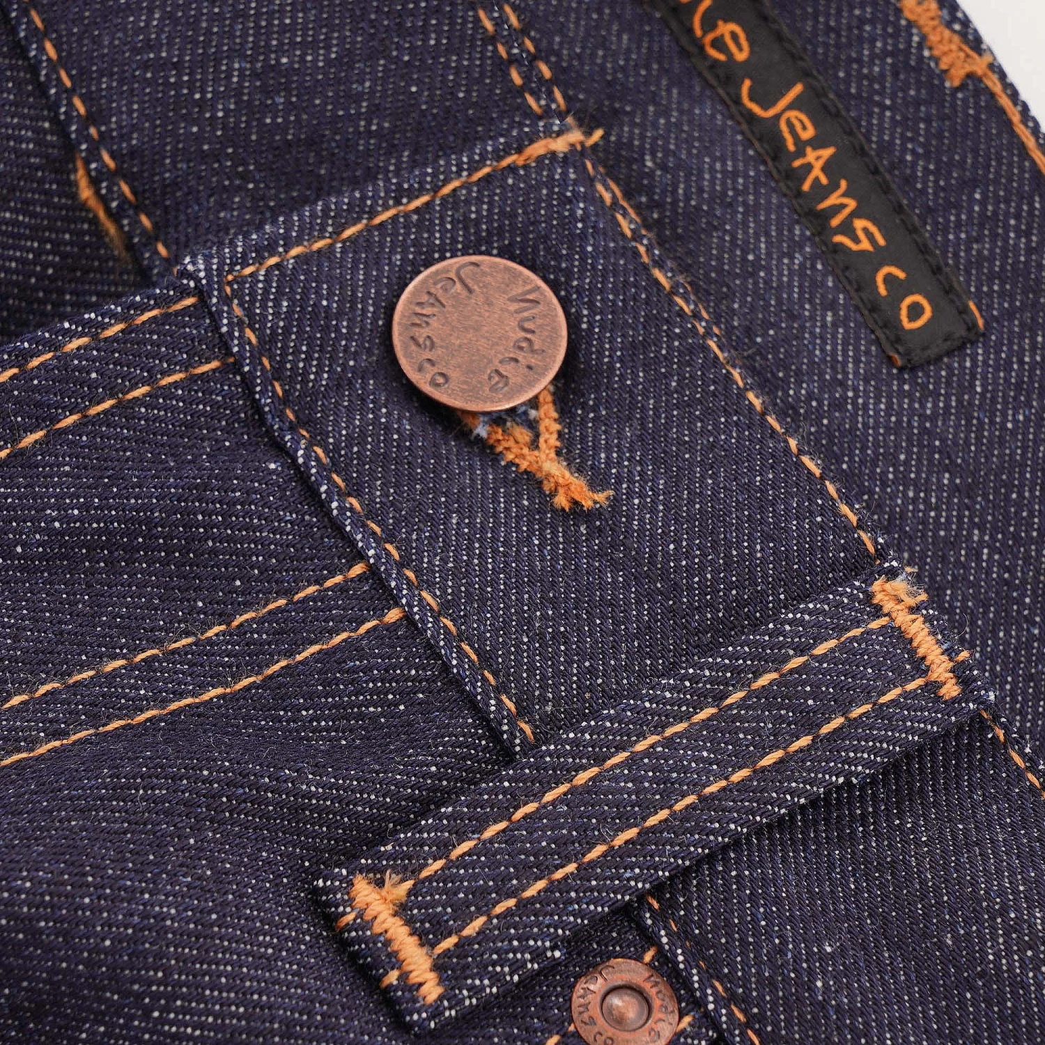 Nudie Jeans Gritty Jackson Dry Classic - Navy 4 Nudie Jeans Gritty Jackson Dry Classic - Navy - Image 4