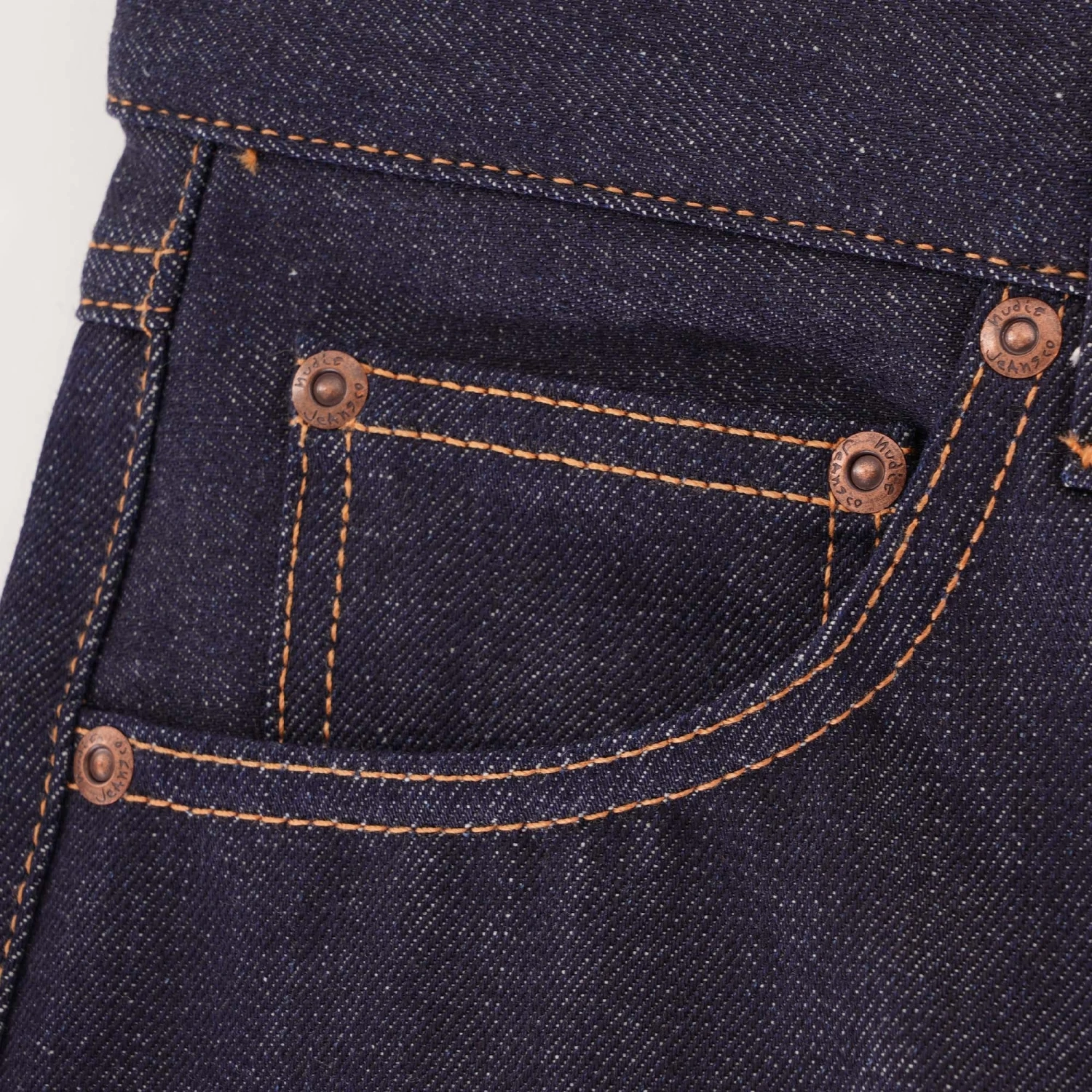 Nudie Jeans Gritty Jackson Dry Classic - Navy 2 Nudie Jeans Gritty Jackson Dry Classic - Navy - Image 2