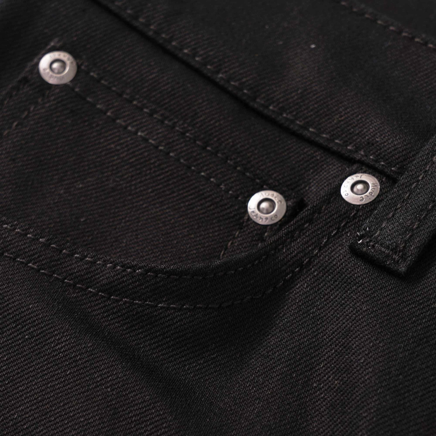 Nudie Jeans Lean Dean Jeans - Dry Everblack 3 Nudie Jeans Lean Dean Jeans - Dry Everblack - Image 3
