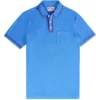 Original Penguin Earl Organic Cotton Polo Shirt - French Blue