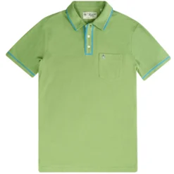 Original Penguin Earl Organic Cotton Polo Shirt - Kashmir Green