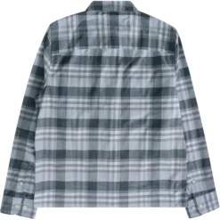 Original Penguin Plaid Stretch Zip Shirt - Cerulean -Lacoste Cloth Shop original penguin plaid stretch zip shirt cerulean p55479 815303 image