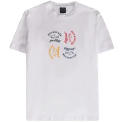 Paul And Shark Logo T-Shirt - White