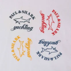 Paul And Shark Logo T-Shirt - White -Lacoste Cloth Shop paul and shark yachting logo t shirt white p57904 844244 image