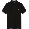 Paul Smith Cotton-Piqué Zebra Polo Shirt - Black