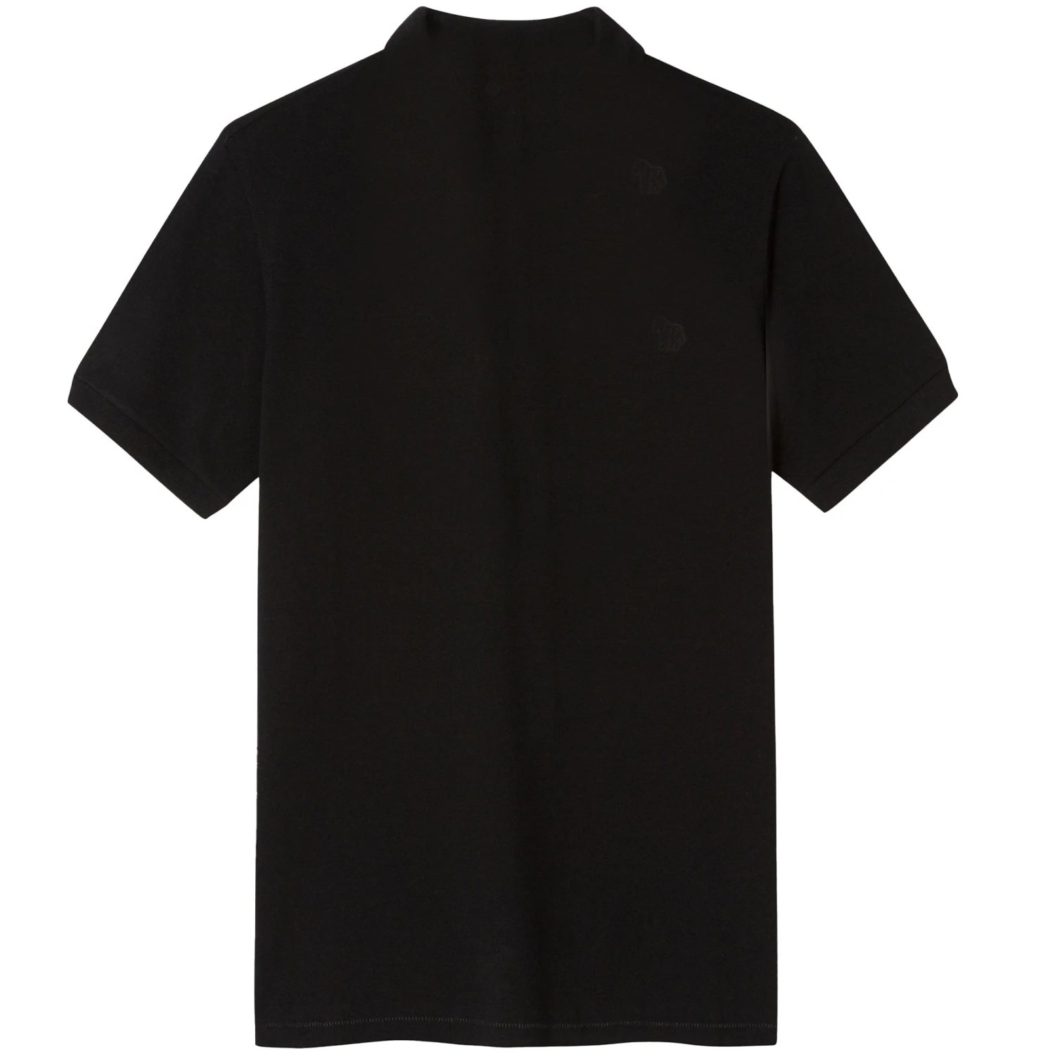 Paul Smith Cotton-Piqué Zebra Polo Shirt - Black 4 Paul Smith Cotton-Piqué Zebra Polo Shirt - Black - Image 4