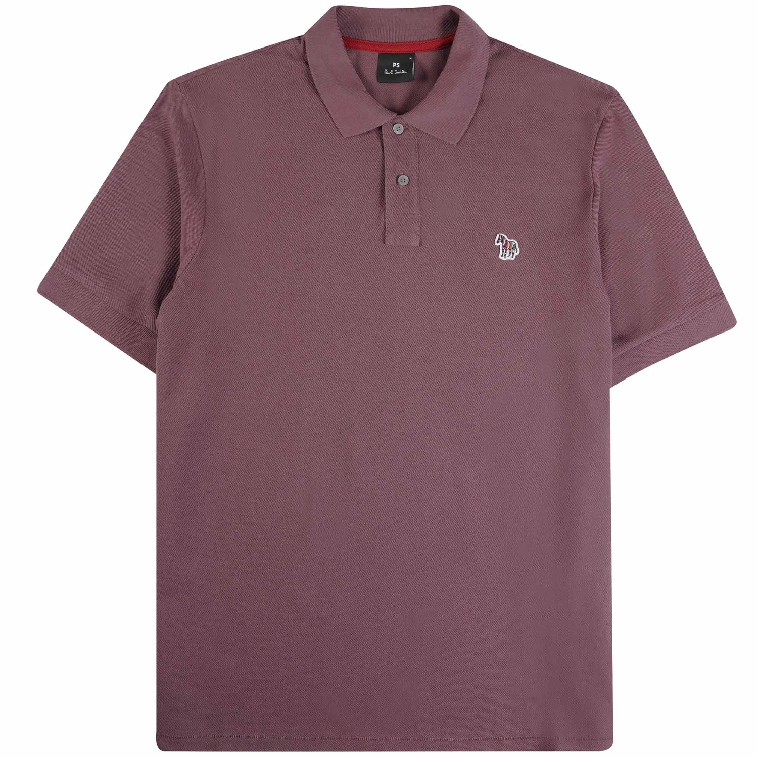 Paul Smith Cotton-Piqué Zebra Polo Shirt - Light Purple 1 Paul Smith Cotton-Piqué Zebra Polo Shirt - Light Purple