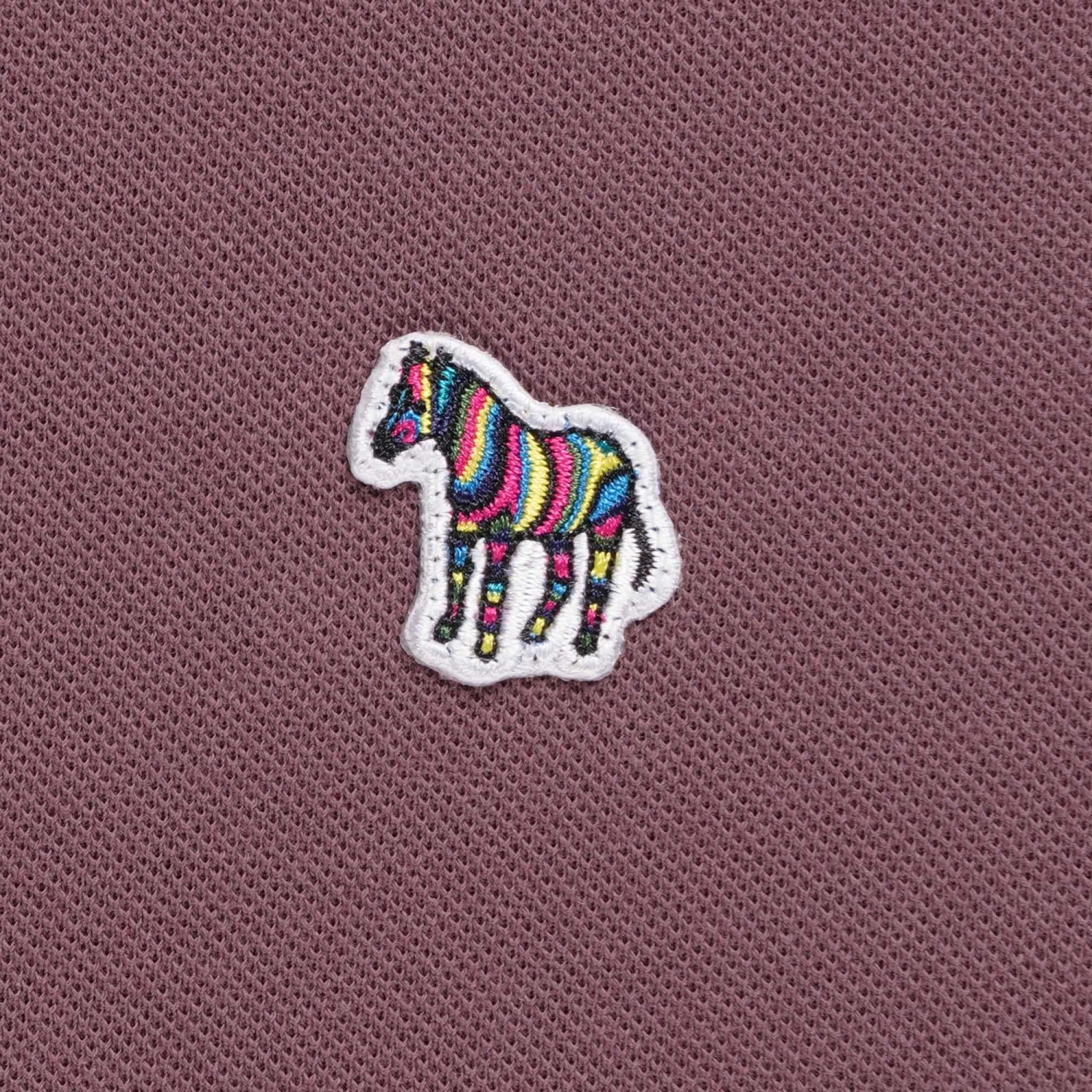 Paul Smith Cotton-Piqué Zebra Polo Shirt - Light Purple 3 Paul Smith Cotton-Piqué Zebra Polo Shirt - Light Purple - Image 3