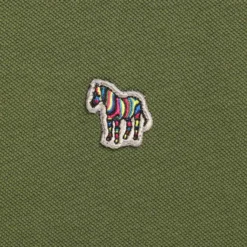 Paul Smith Long-Sleeve Zebra Logo Polo Shirt - Military Green 5 Paul Smith Long-Sleeve Zebra Logo Polo Shirt - Military Green -Lacoste Cloth Shop paul smith long sleeve zebra logo polo shirt military green p59298 874522 image