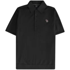 Paul Smith Short Sleeve Polo Shirt - Black