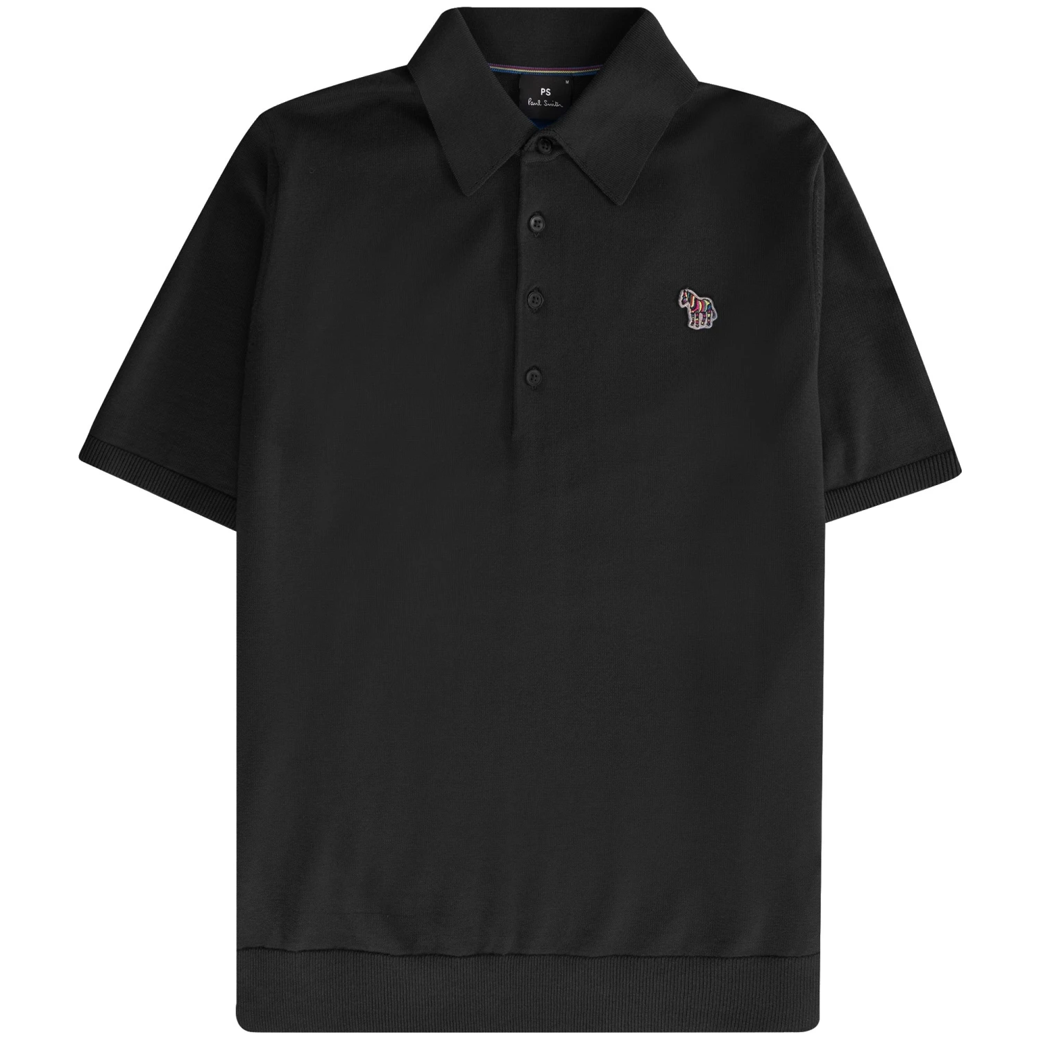 Paul Smith Short Sleeve Polo Shirt - Black 1 Paul Smith Short Sleeve Polo Shirt - Black