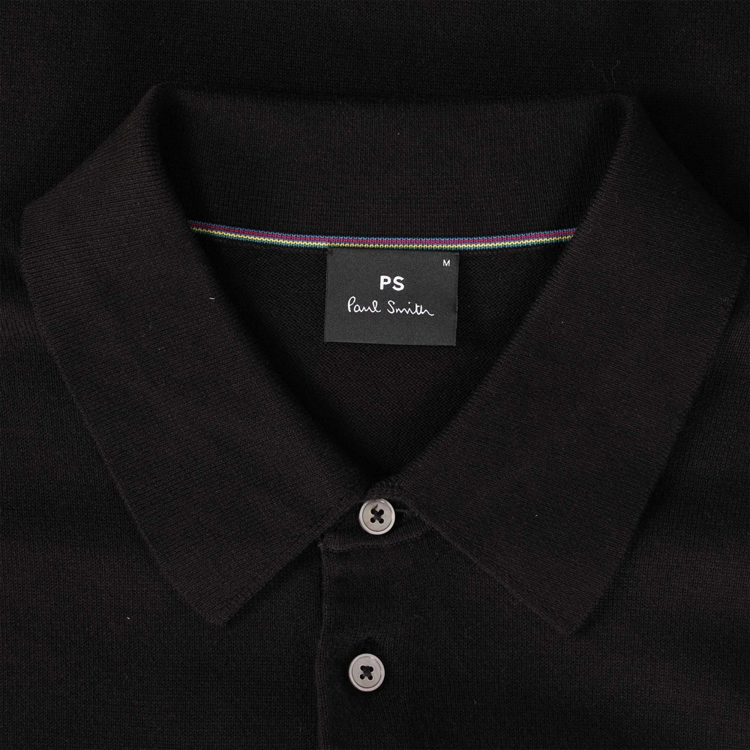 Paul Smith Short Sleeve Polo Shirt - Black 2 Paul Smith Short Sleeve Polo Shirt - Black - Image 2