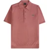 Paul Smith Short Sleeve Zebra Badge Polo Shirt - Brick Red