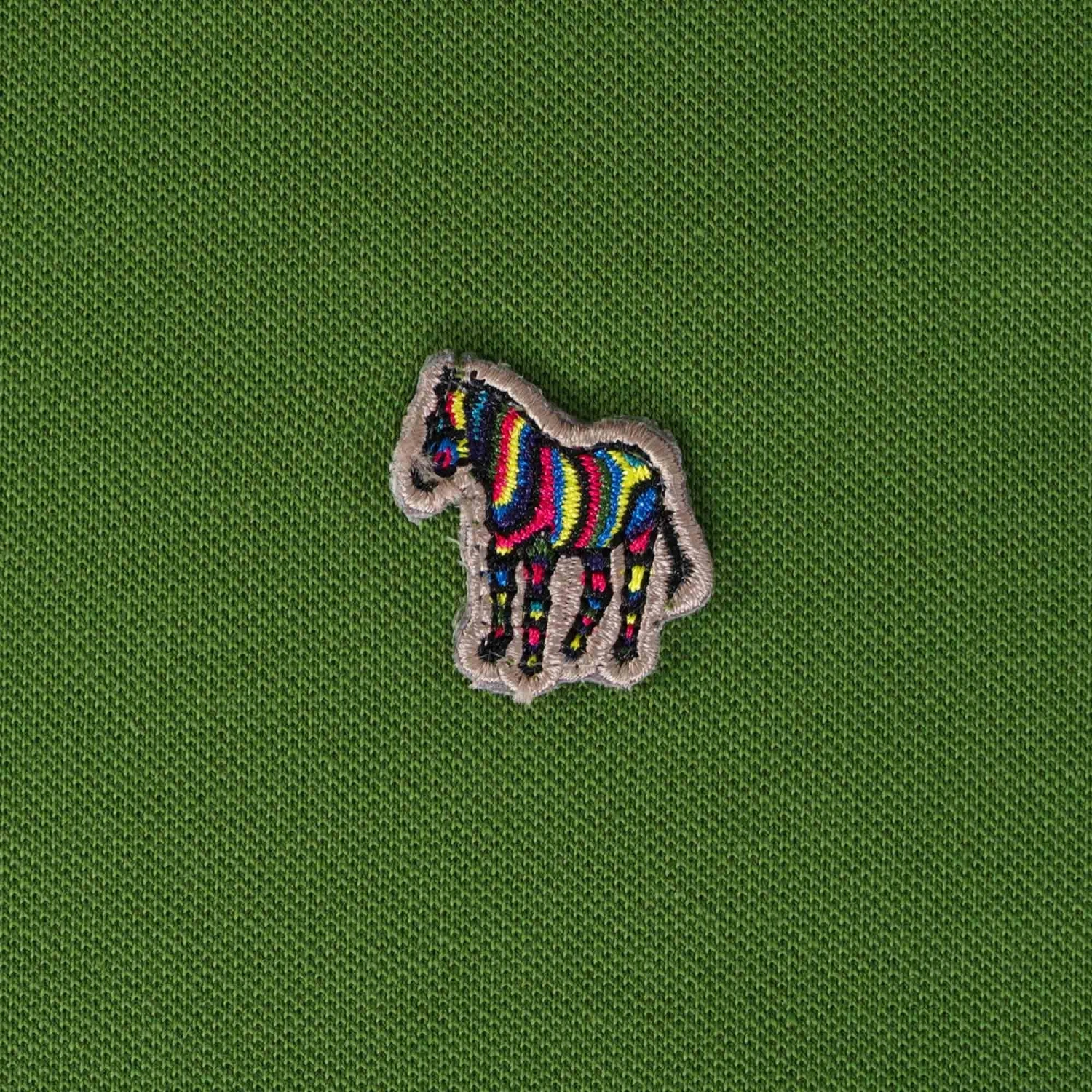 Paul Smith Slim-Fit Zebra Logo Polo Shirt - Emerald 3 Paul Smith Slim-Fit Zebra Logo Polo Shirt - Emerald - Image 3