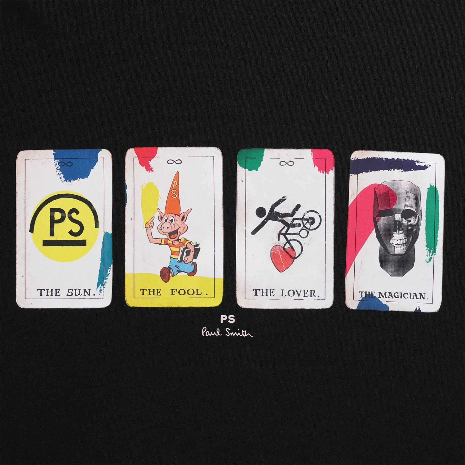 Paul Smith Tarot Cards T-Shirt - Black 3 Paul Smith Tarot Cards T-Shirt - Black - Image 3