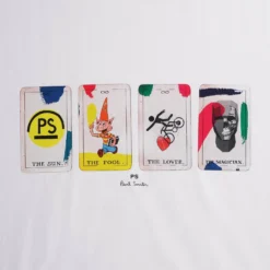 Paul Smith Tarot Cards T-Shirt - White -Lacoste Cloth Shop paul smith tarot cards t shirt white p59292 874482 image
