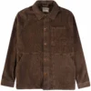 Pompeii Corduroy Long Sleeve Shirt - Brown