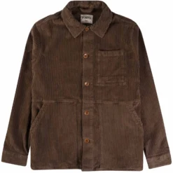 Pompeii Corduroy Long Sleeve Shirt - Brown