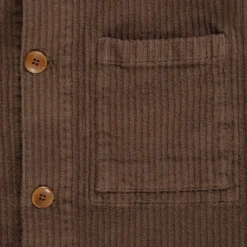 Pompeii Corduroy Long Sleeve Shirt - Brown -Lacoste Cloth Shop pompeii corduroy long sleeve shirt brown p61118 907937 image