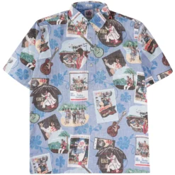 Reyn Spooner Elvis In Hawaii Shirt - Blue