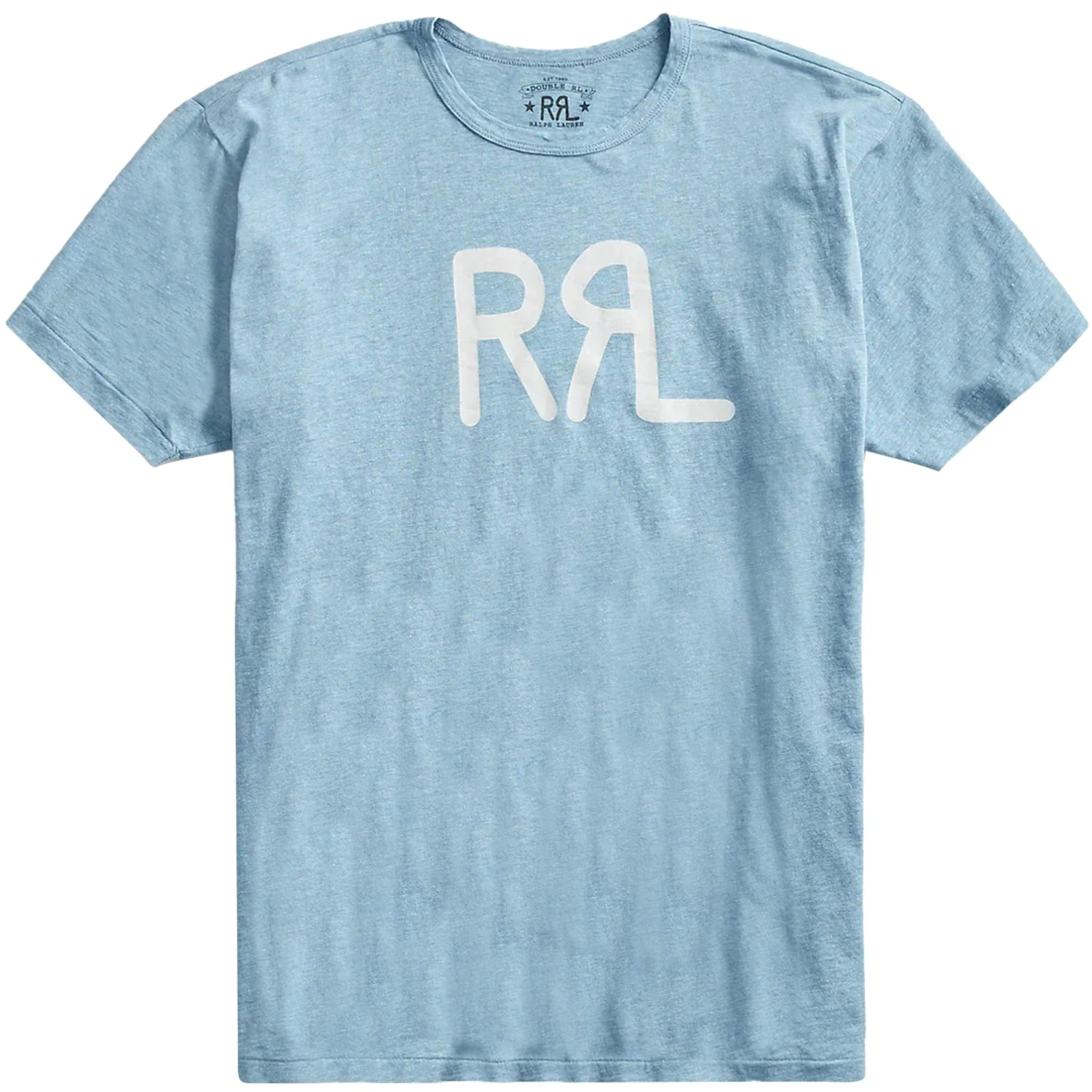 RRL By Ralph Lauren Logo Jersey T-Shirt - Blue 1 RRL By Ralph Lauren Logo Jersey T-Shirt - Blue