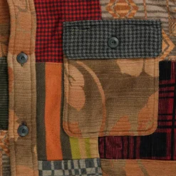 RRL By Ralph Lauren Patchwork Shirt - Multi -Lacoste Cloth Shop rrl by ralph lauren patchwork shirt multi p60656 895483 image