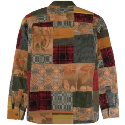 RRL By Ralph Lauren Patchwork Shirt - Multi -Lacoste Cloth Shop rrl by ralph lauren patchwork shirt multi p60656 895487 image