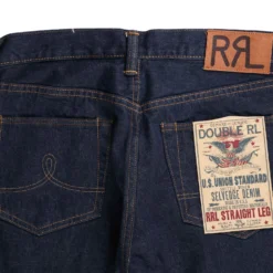 RRL By Ralph Lauren Straight Fit Once-Washed Selvedge Jean - Denim -Lacoste Cloth Shop rrl by ralph lauren straight fit once washed selvedge jean denim p59419 876002 image