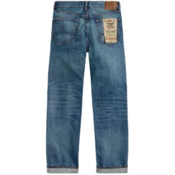 RRL By Ralph Lauren Straight Fit Selvedge Jean - Hillsview -Lacoste Cloth Shop rrl by ralph lauren straight fit selvedge jean hillsview p59428 875735 image