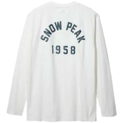 Snow Peak Foam Printed Long Sleeve T Shirt - White 7 Snow Peak Foam Printed Long Sleeve T Shirt - White -Lacoste Cloth Shop snow peak foam printed long sleeve t shirt white p60325 885802 image